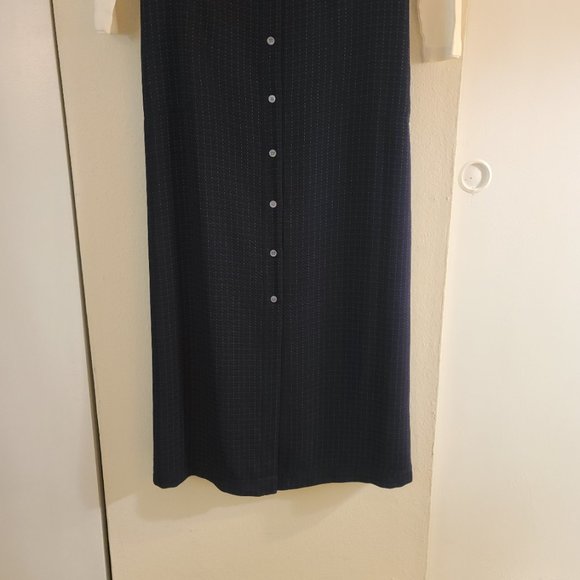 Liz Claiborne Liz Sport 2 Piece Dress Blue/White Size 10p - Picture 4 of 14